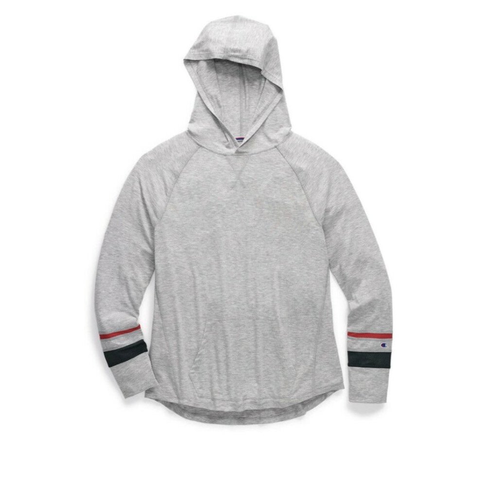 Champion Women Gym Issue Pullover Hoodie Oxford Grey Heather Size Medium